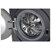 LG skalbyklė ir džiovyklė 10/6 kg | AIDD | R5 serijos | A/D  | Gylis 56.5cm |  Juoda | Turbowash360 | Steam |  F4DR510S2M, drum detail, F4DR510S2M, thumbnail 4