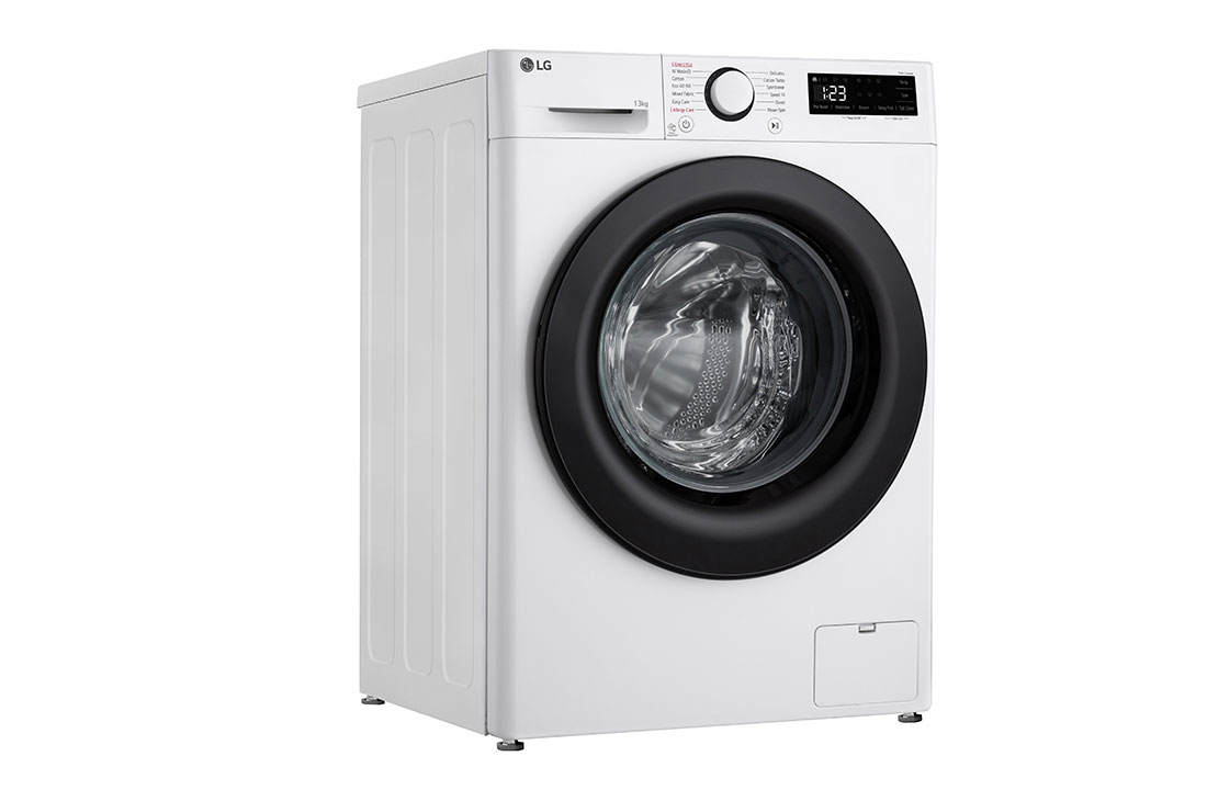 LG  skalbyklė 13 kg | AIDD | R5 serijos | A-10% | Gylis 61.5cm | Balta |Steam | F4WR513SBW, Left side view, F4WR513SBW, thumbnail 9