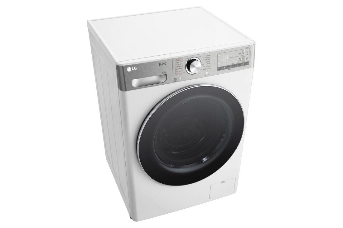 LG  skalbyklė 13 kg | AIDD | R9 serijos | A-10% | Gylis 61.5cm | Balta | Turbowash360 |Steam | WiFi | F4WR913P3WA, top perspective, F4WR913P3WA, thumbnail 8