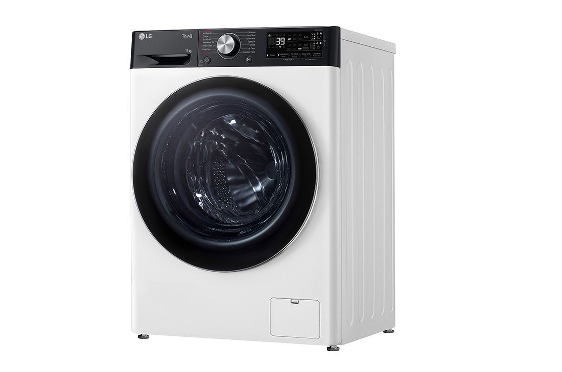 LG 750. sērijas 11 kg veļas mašīna, dziļums 56.5 cm, Left view, F4WR711S3HA, thumbnail 12