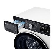 LG 750. sērijas 11 kg veļas mašīna, dziļums 56.5 cm, Side view with drawer open, F4WR711S3HA, thumbnail 5
