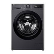 LG  skalbyklė 10 kg | AIDD | R5 serijos | A-10% | Gylis 56.5cm |  Juoda | Steam | F4WR510SBM, Front view, F4WR510SBM, thumbnail 1