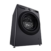 LG  skalbyklė 10 kg | AIDD | R5 serijos | A-10% | Gylis 56.5cm |  Juoda | Steam | F4WR510SBM, Left perspective view, F4WR510SBM, thumbnail 13