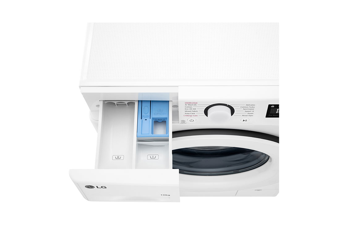 LG siaura skalbyklė 10 kg | AIDD | R5 serijos | A-10%  | Gylis 47.5cm | Balta  | Steam |  F4WR510SWW, F4WR510SWW, thumbnail 7