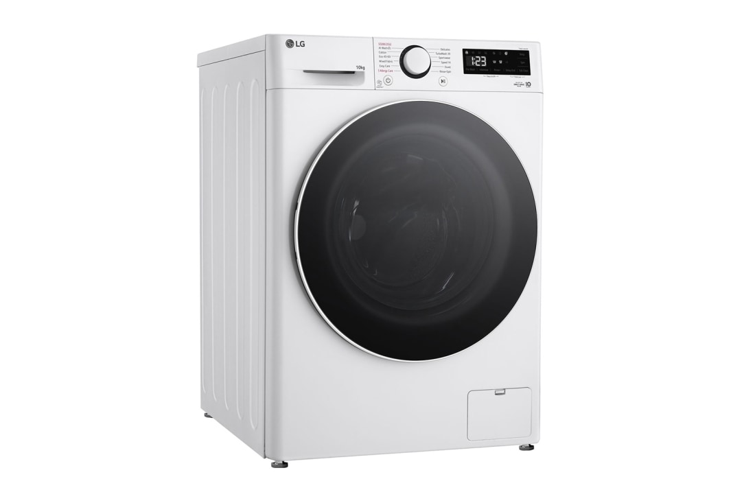 LG siaura skalbyklė 10 kg | AIDD | R5 serijos | A-10% | Gylis 47.5cm | Balta | Steam | F4WR510S0W, Right, F4WR510S0W, thumbnail 10