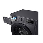 LG skalbimo mašina 8kg | Gylis 475 mm | A-10 % | R5 serija | Juoda | AI DD™ | Steam™ | Inverter Direct Drive™, Display, F2WR508SBM, thumbnail 5