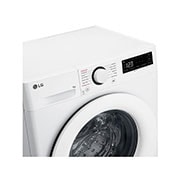 LG skalbimo mašina 9kg | Gylis 475mm | A-10 % | R5 serija | Balta | AI DD™ | Steam™ | Inverter Direct Drive™, side view, F2WR509SWW, thumbnail 3