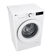 LG skalbimo mašina 9kg | Gylis 475mm | A-10 % | R5 serija | Balta | AI DD™ | Steam™ | Inverter Direct Drive™, Left persoective view, F2WR509SWW, thumbnail 8