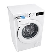 LG skalbimo mašina 9kg | Gylis 475mm | A-10 % | R5 serija | Balta | AI DD™ | Steam™ | Inverter Direct Drive™, Left persoective detergent drawer open, F2WR509SWW, thumbnail 9