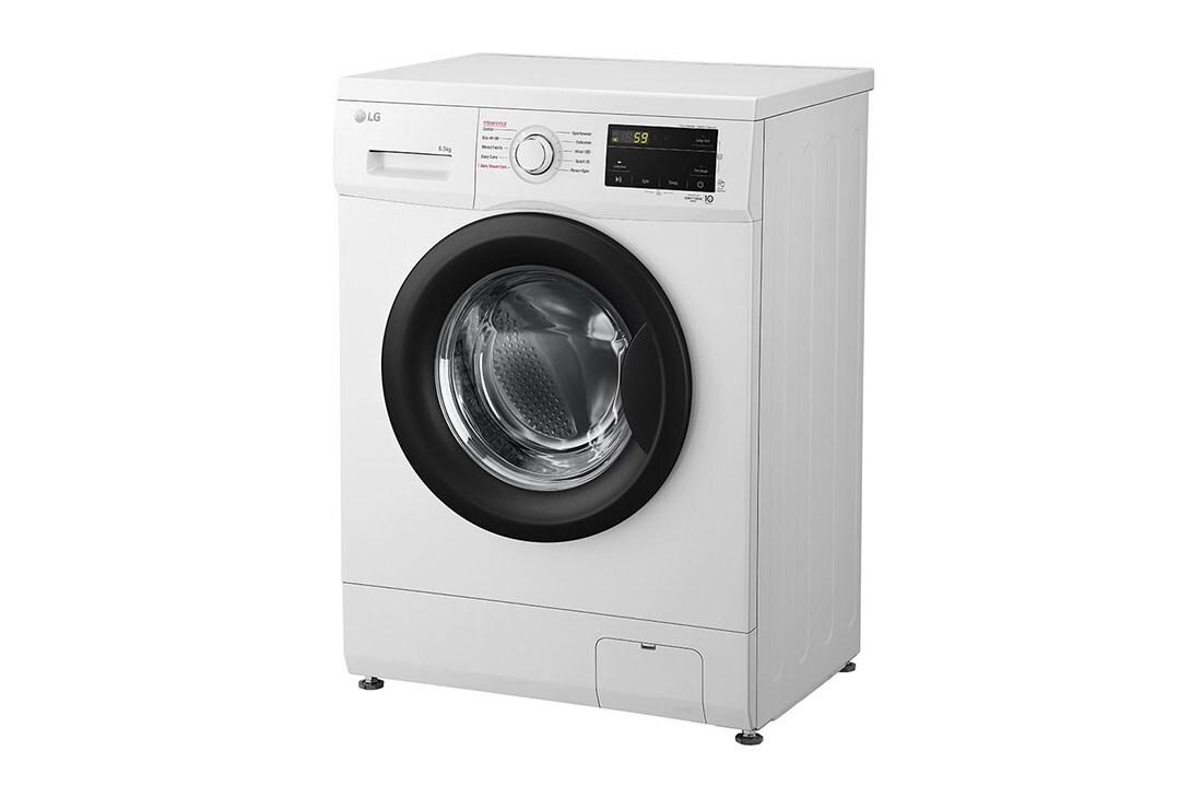 LG skalbimo mašina | 6.5kg | Baltas | E klasė | Inverter Direct Drive™ | Steam™, right side, F2J3WSBWE, thumbnail 9