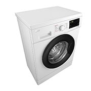 LG skalbimo mašina | 6.5kg | Baltas | E klasė | Inverter Direct Drive™ | Steam™, top perspective view, F2J3WSBWE, thumbnail 7