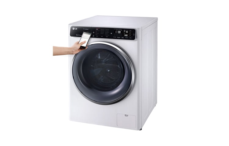 LG 8kg „TrueSteam TurboWash™“ skalbimo mašina, FH4U1TBS2, thumbnail 7