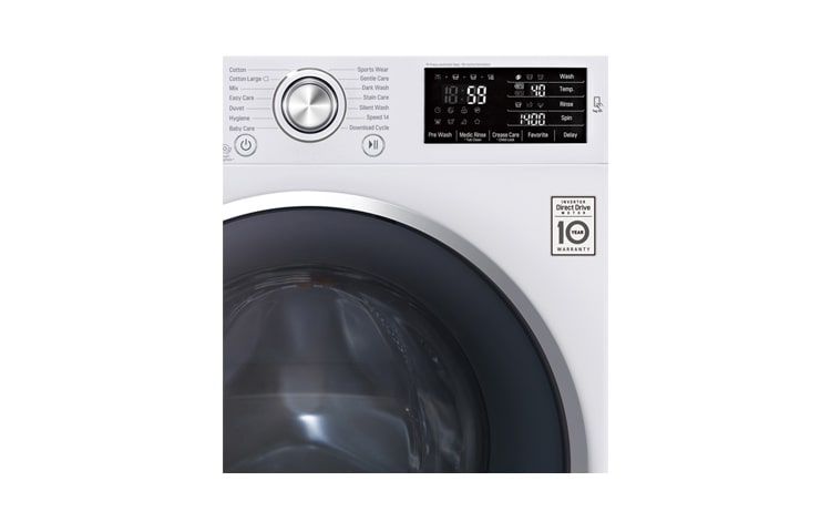 LG 9kg „6 Motion TurboWash™“ skalbimo mašina, FH4U2VCN2, thumbnail 5