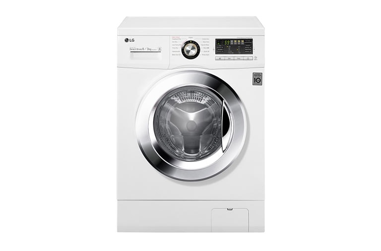 LG 6kg „6 Motion“ skalbimo mašina su džiovykle, FH296CD3, thumbnail 1