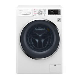 LG skalbyklė 10.5 kg | AIDD | E | Gylis 61 cm | Balta |Turbowash360 | Steam | WiFi | F4J8JH2W2