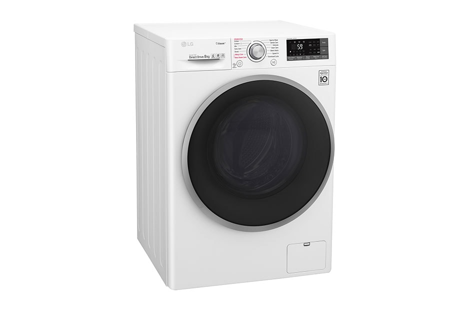 LG 8kg „TurboWash™“ skalbimo mašina su garų funkcija, A+++ -40% klasė, F4J7TY1W, thumbnail 4