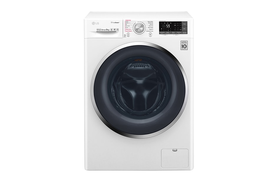 LG 9kg „TurboWash™“ skalbimo mašina su garų funkcija, A+++ -30% klasė, F4J8VS2W