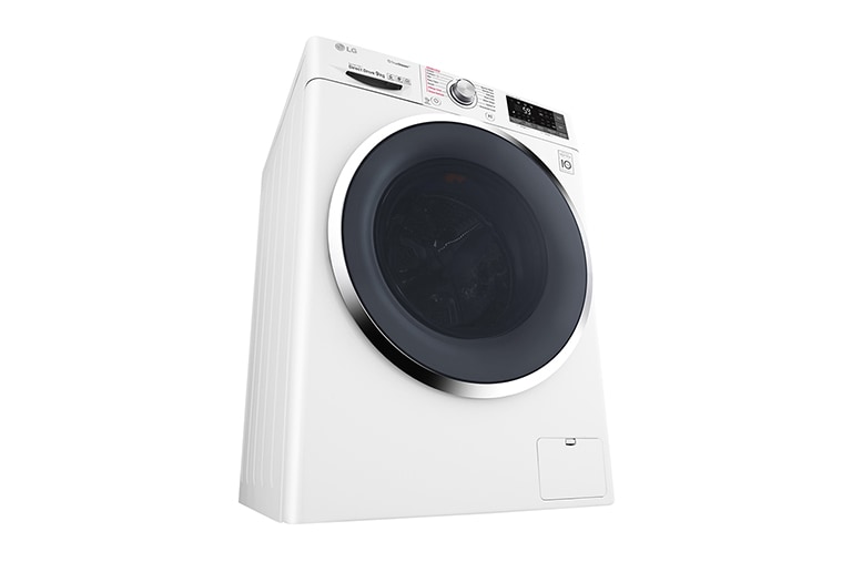 LG 9kg „TurboWash™“ skalbimo mašina su garų funkcija, A+++ -30% klasė, F4J8VS2W, thumbnail 3