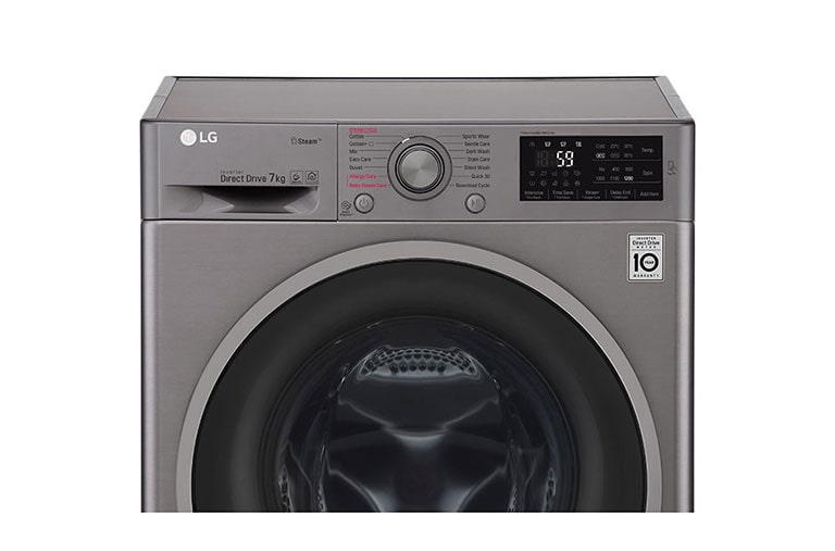 LG 7kg „6 Motion“ skalbimo mašina su garų funkcija, F2J6QY8S, thumbnail 3