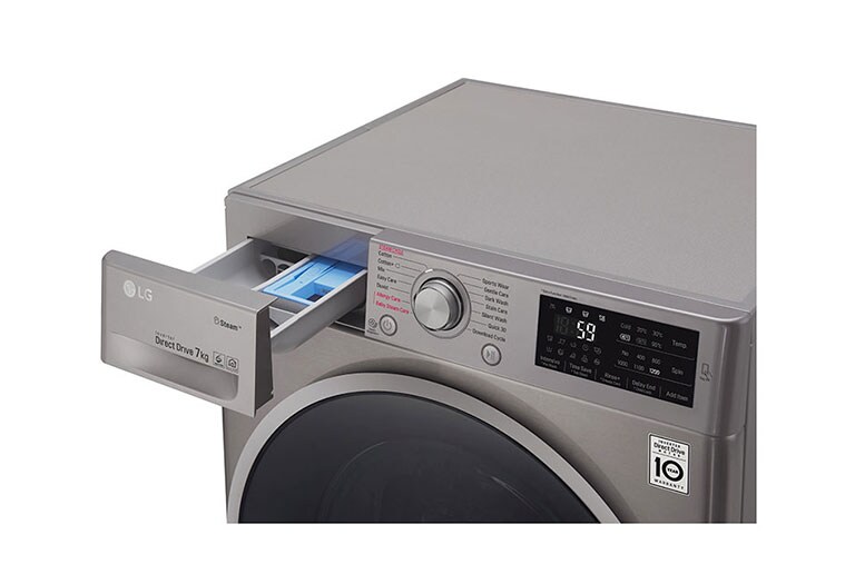 LG 7kg „6 Motion“ skalbimo mašina su garų funkcija, F2J6QY8S, thumbnail 4