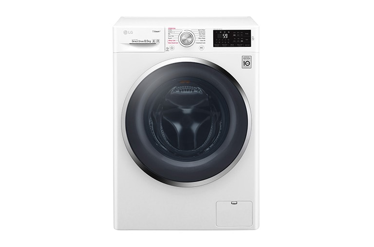 LG 8.5kg „6 Motion“ skalbimo mašina su garų funkcija, F4J6EY2W, thumbnail 1