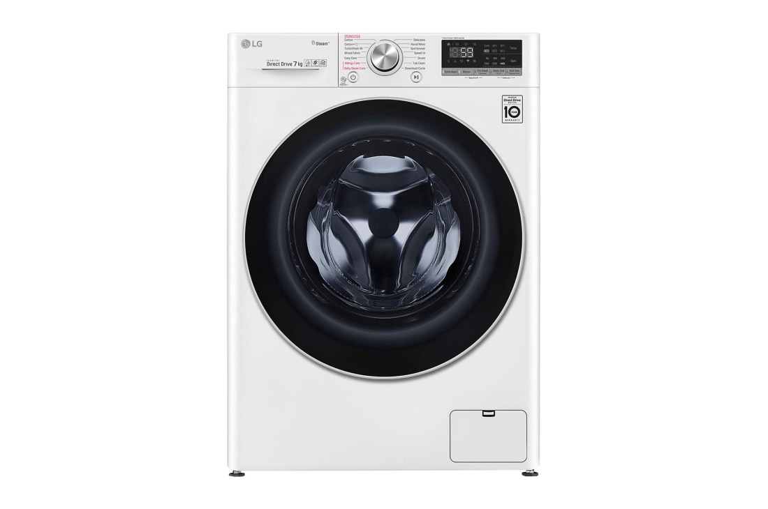LG  skalbyklė 7 kg | AIDD | E| Gylis 46cm | Balta |Turbowash|Steam | WiFi |F2WN6S7S1, F2WN6S7S1