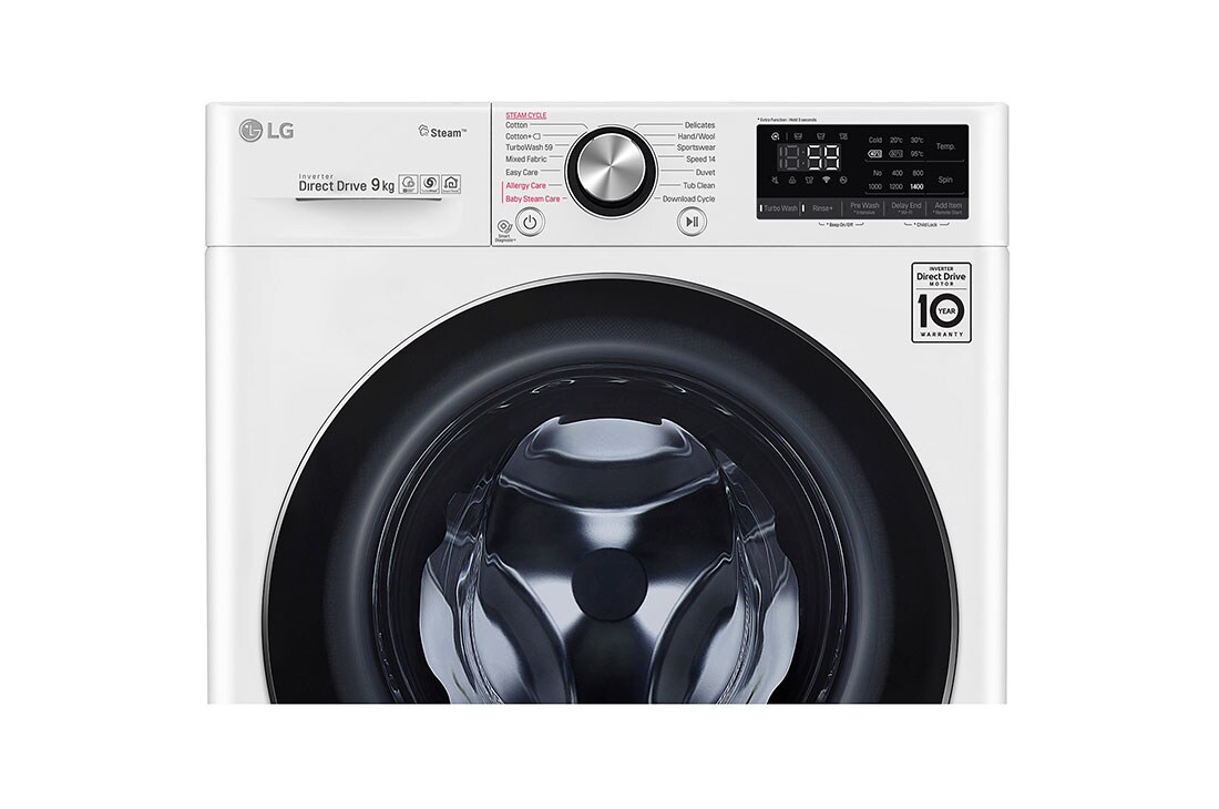 LG V800 serijos 9kg skalbimo mašina, gylis 56,5cm, F4WN809S2, thumbnail 4