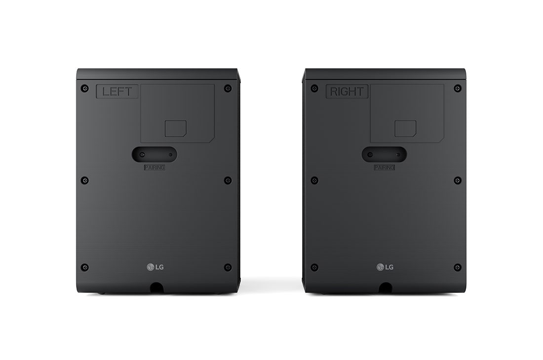 LG 9.1.5 kanalų konfigūracijos LG namų kino garso sistema „Soundbar“ su erdvinio garso ir galinėmis kolonėlėmis S95TR, Galinių garsiakalbių vaizdas iš šono , S95TR, thumbnail 11