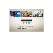 LG 50W, 2.0 kanalų S20A LG „Soundbar“ garso sistema, UPS kortelė: AI Sound Pro AI optimizuoja kiekvieno žanro garsą, S20A, thumbnail 12