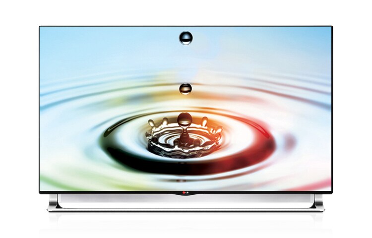 LG 55 colių „Ultra HD„ televizorius su „LG Smart TV“, „Magic Remote“ nuotolinio valdymo pultu ir integruotu kameru., 55LA970V