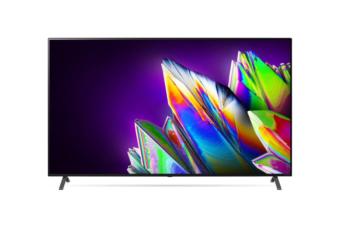 LG 75 colių „NanoCell“ 8K televizorius su procesoriumi „α9“ ir garso technologija „Dolby Atmos“, vaizdas iš priekio, 75NANO973NA, thumbnail 2