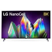 LG 65 colių „NanoCell“ 8K televizorius su „Dolby Vision IQ“ ir garso technologija „Dolby Atmos“, front view with infill image and logo, 65NANO993NA, thumbnail 1