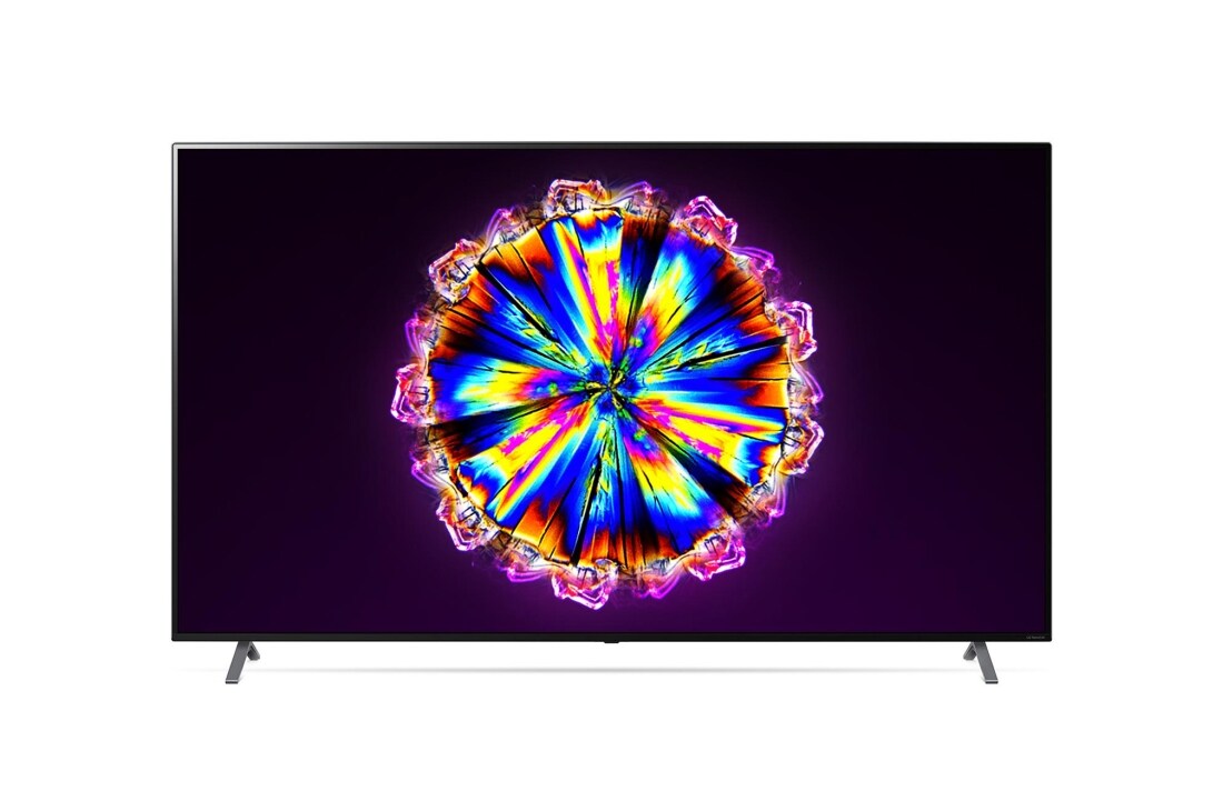 LG 86 colių „NanoCell“ 4K televizorius su procesoriumi „α7“ ir HGIG režimu žaidimams, vaizdas iš priekio su papildomu vaizdu, 86NANO903NA, thumbnail 2