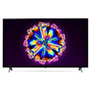 LG 65 colių „NanoCell“ 4K televizorius su procesoriumi „α7“ ir garso technologija „Dolby Atmos“, vaizdas iš priekio su papildomu vaizdu, 65NANO903NA, thumbnail 2