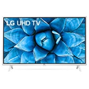 LG 43 colių UHD 4K televizorius, vaizdas iš priekio su papildomu vaizdu, 43UN73903LE, thumbnail 1