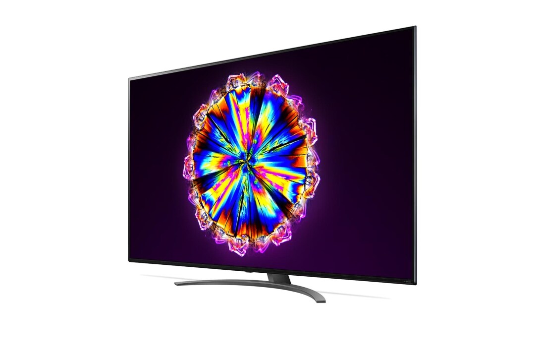 LG 75 colių „NanoCell“ 4K TV su procesoriumi „α7“ ir garso technologija „Dolby Atmos“, vaizdas 30 laipsnių iš šono, 75NANO913NA, thumbnail 3