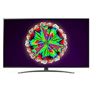 LG 49 colių NanoCell“ 4K televizorius su procesoriumi „α7“ ir garso technologija „Dolby Atmos, vaizdas iš priekio, 49NANO813NA, thumbnail 2