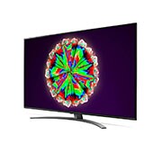 LG 49 colių NanoCell“ 4K televizorius su procesoriumi „α7“ ir garso technologija „Dolby Atmos, vaizdas 30 laipsnių iš šono, 49NANO813NA, thumbnail 3