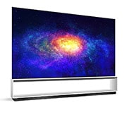 LG 86 colių OLED 8K televizorius, 30 laipsnių vaizdas iš šono su papildomu vaizdu, OLED88ZX9LA, thumbnail 6
