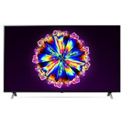 LG 55 colių „NanoCell“ 4K televizorius su procesoriumi „α7“ ir garso technologija „Dolby Atmos“, vaizdas iš priekio, 55NANO903NA, thumbnail 2