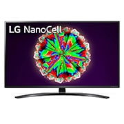 LG 43 colių NanoCell“ 4K televizorius su „AI ThinQ“ ir garso technologija „Ultra Surround“, vaizdas iš priekio su papildomu vaizdu, 43NANO793NE, thumbnail 1