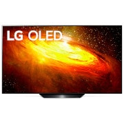 LG 65 colių OLED 4K televizorius su „G-Sync™“ ir garso technologija „Dolby Atmos“, vaizdas iš priekio su papildomu vaizdu, OLED65BX3LB, thumbnail 1