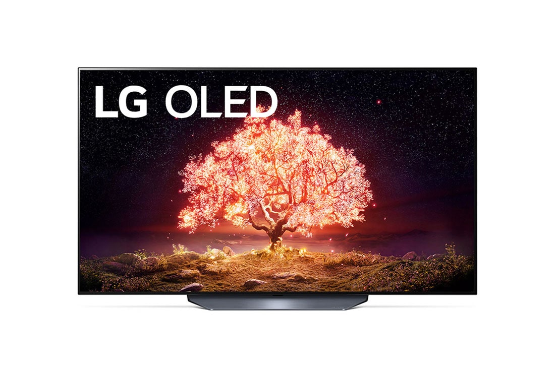 LG 55'' 4K OLED TV B1, vaizdas iš priekio, OLED55B13LA