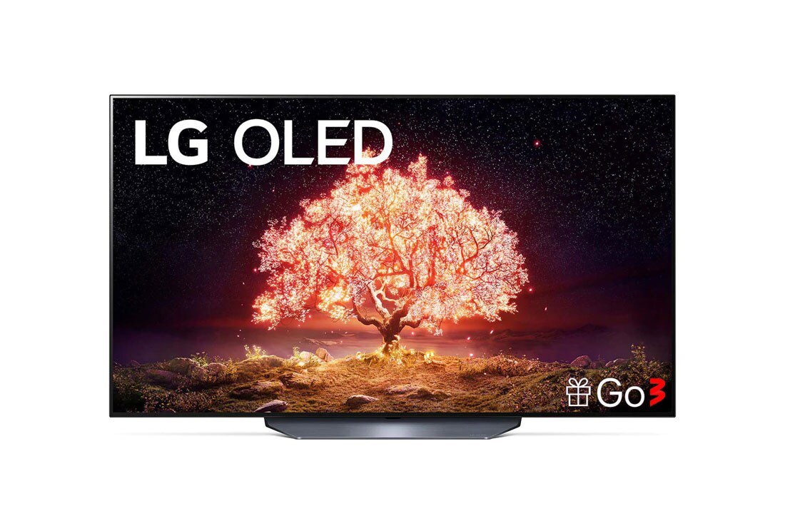 LG 55'' 4K OLED TV B1, vaizdas iš priekio, OLED55B13LA, thumbnail 9