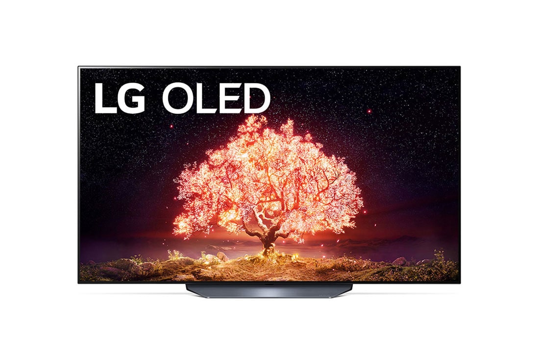 LG 77'' 4K OLED TV B1, vaizdas iš priekio, OLED77B13LA