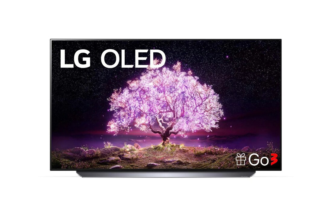 LG 48'' 4K OLED TV C1, vaizdas iš priekio, OLED48C11LB, thumbnail 9