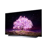 LG 48'' 4K OLED TV C1, vaizdas –15 laipsnių iš šono, OLED48C11LB, thumbnail 2