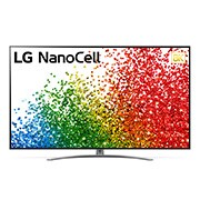 LG 75 colių NanoCell 4K teler koos protsessor α7 ja helisüsteem Dolby Atmos, LG „NanoCell“ TV vaizdas iš priekio, 75NANO993PB, thumbnail 1