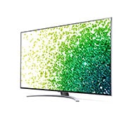 LG 50 colių NanoCell 4K teler koos protsessor α7 ja helisüsteem Dolby Atmos, 30 laipsnių vaizdas iš šono su papildomu vaizdu, 50NANO883PB, thumbnail 3