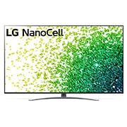 LG 75 colių NanoCell 4K teler koos protsessor α7 ja helisüsteem Dolby Atmos, LG „NanoCell“ TV vaizdas iš priekio, 75NANO883PB, thumbnail 1
